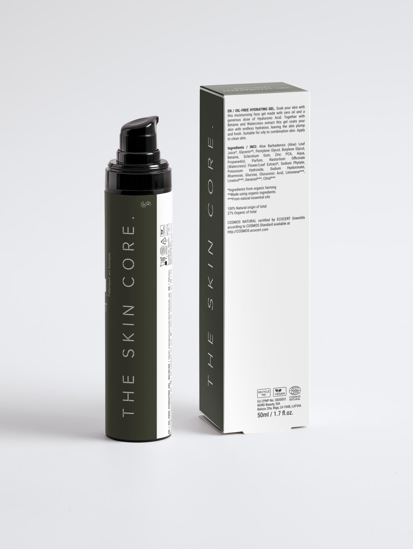 Gel Hydratant sans Huile - 50 ml